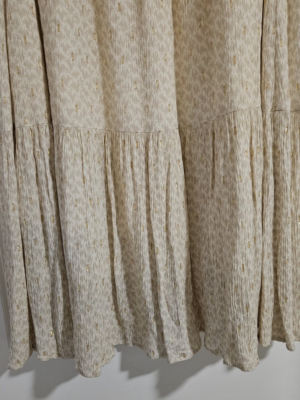 PAIGE Women's Jessalyn Midi Skirt Chic Tassel Tie Light and Airy - Size Large - Picture 5 of 7